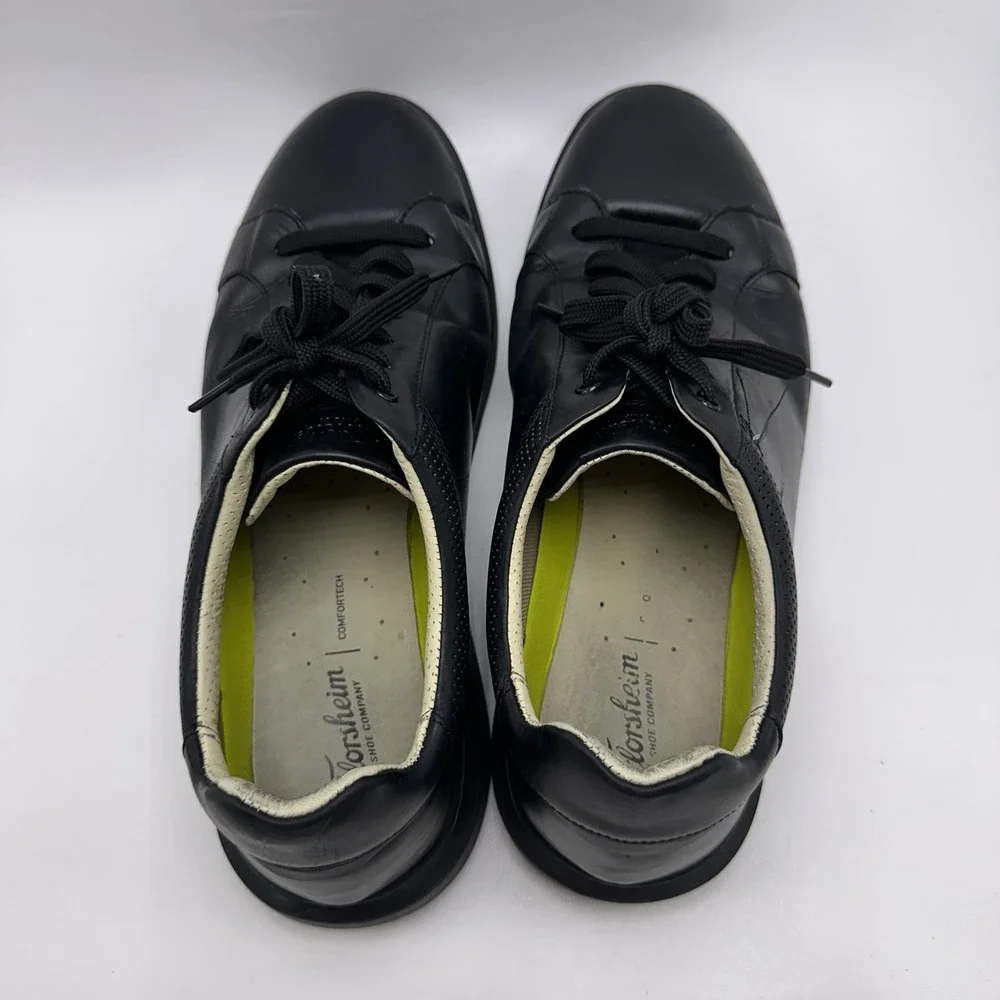Florsheim Dress Sneaker Men's 13 W Social Lace To‎ Toe Black Leather 14427-001
